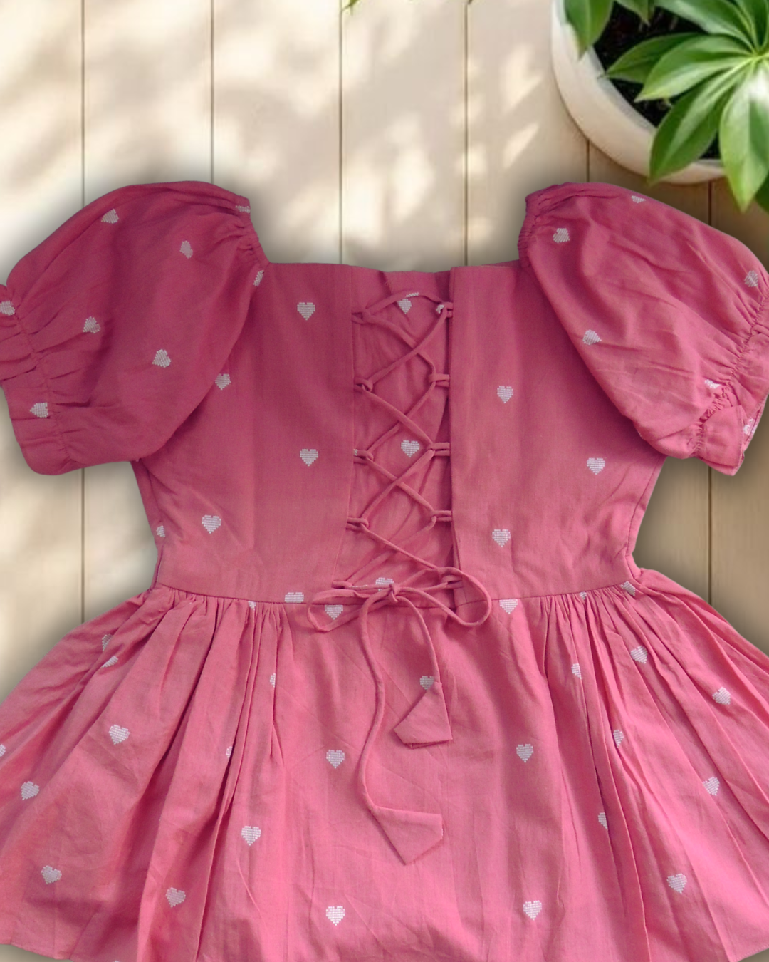 Sweetheart peplum top