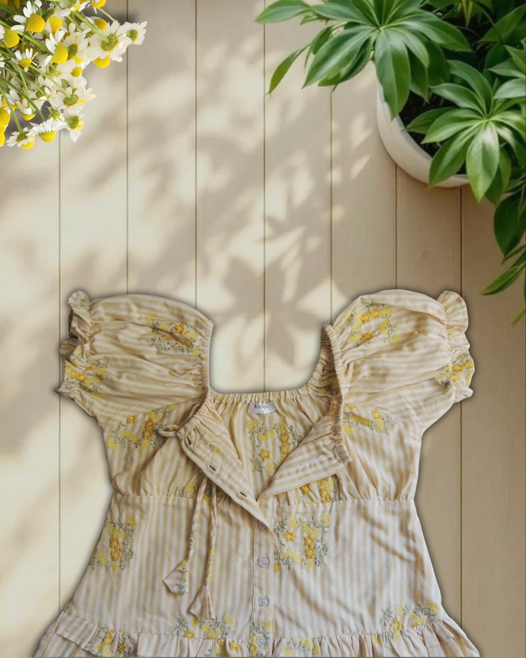 Cotton Embroidered Shirt