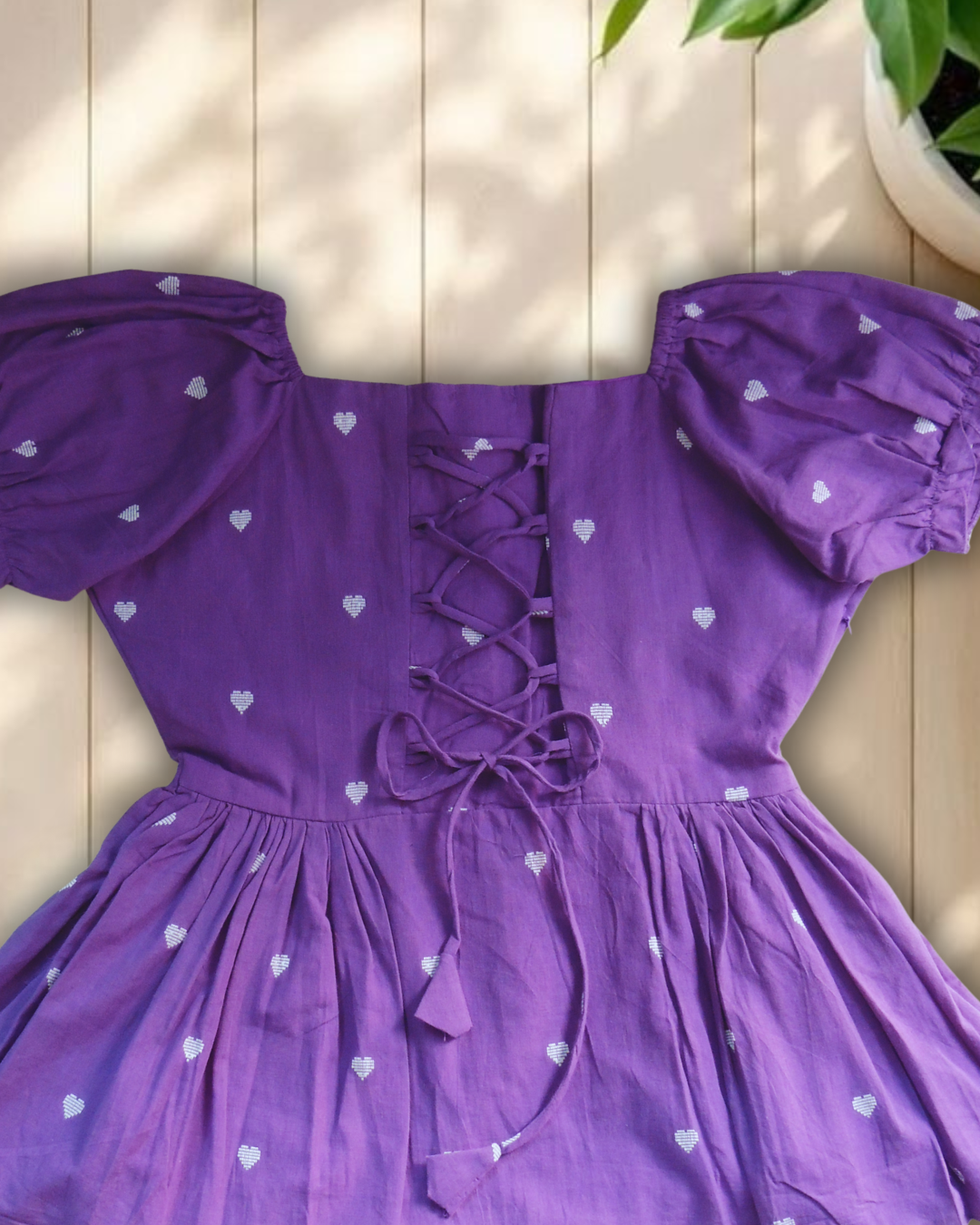 Sweetheart peplum top