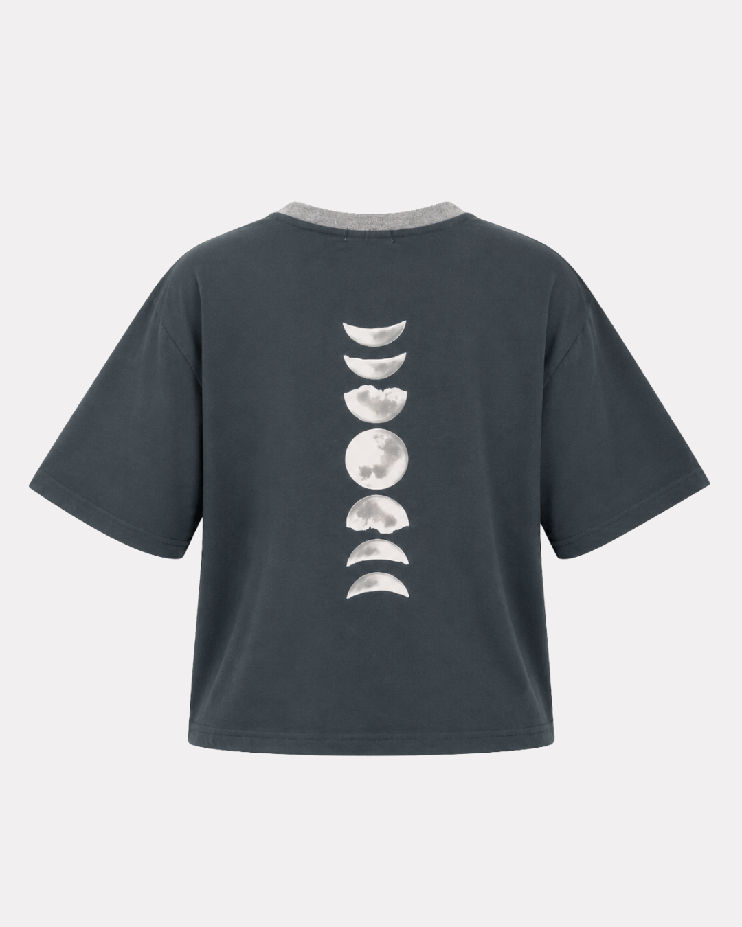 Moon Print Oversized T-Shirt