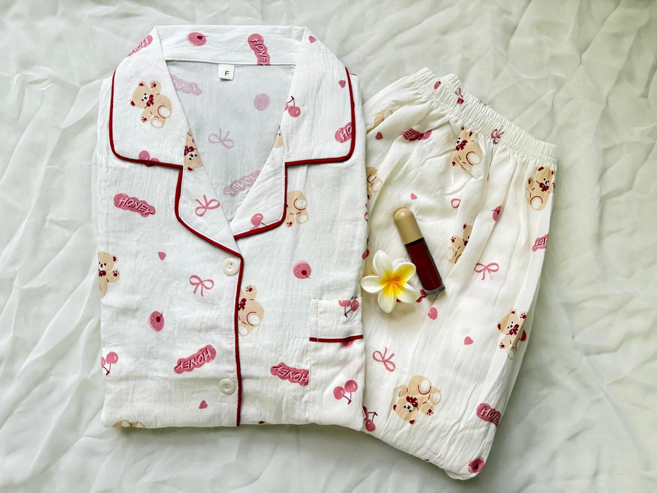 Cherry Kiss Shorts Set