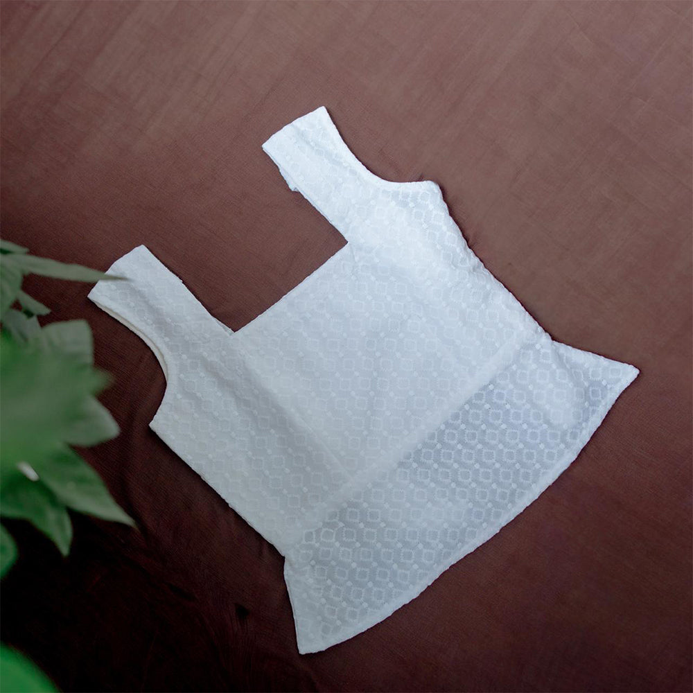 Hakoba Square Neck Crop Top