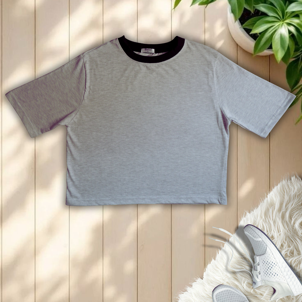 Moon Print Oversized T-Shirt