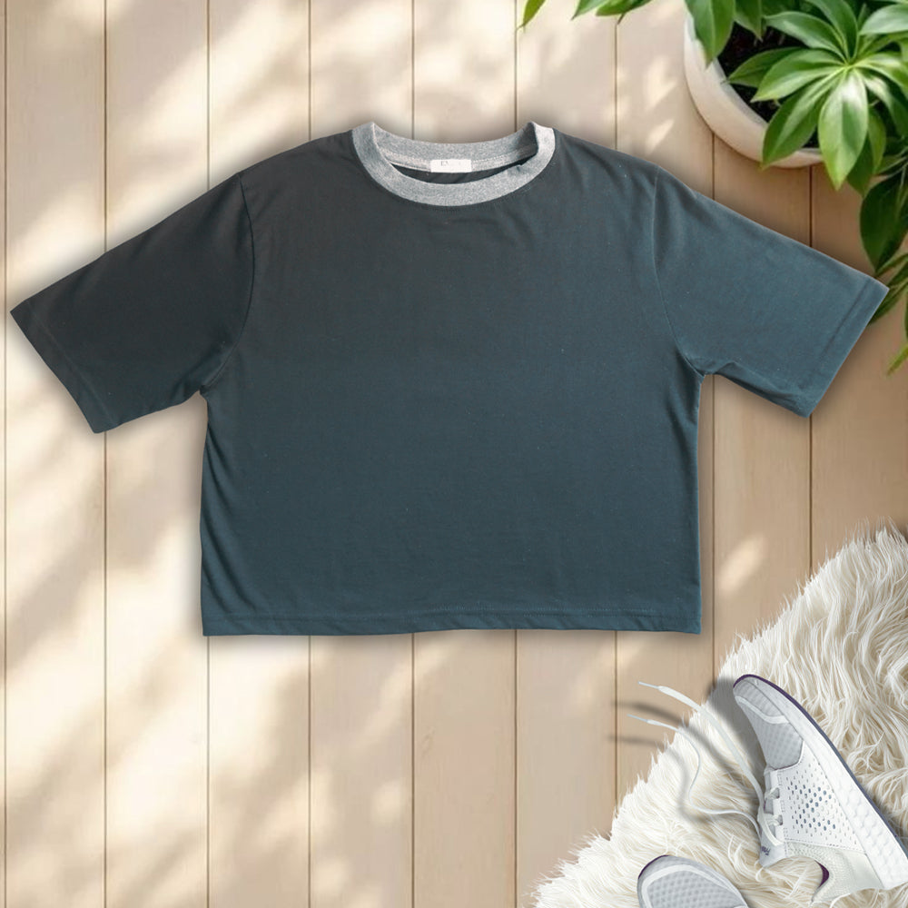 Moon Print Oversized T-Shirt