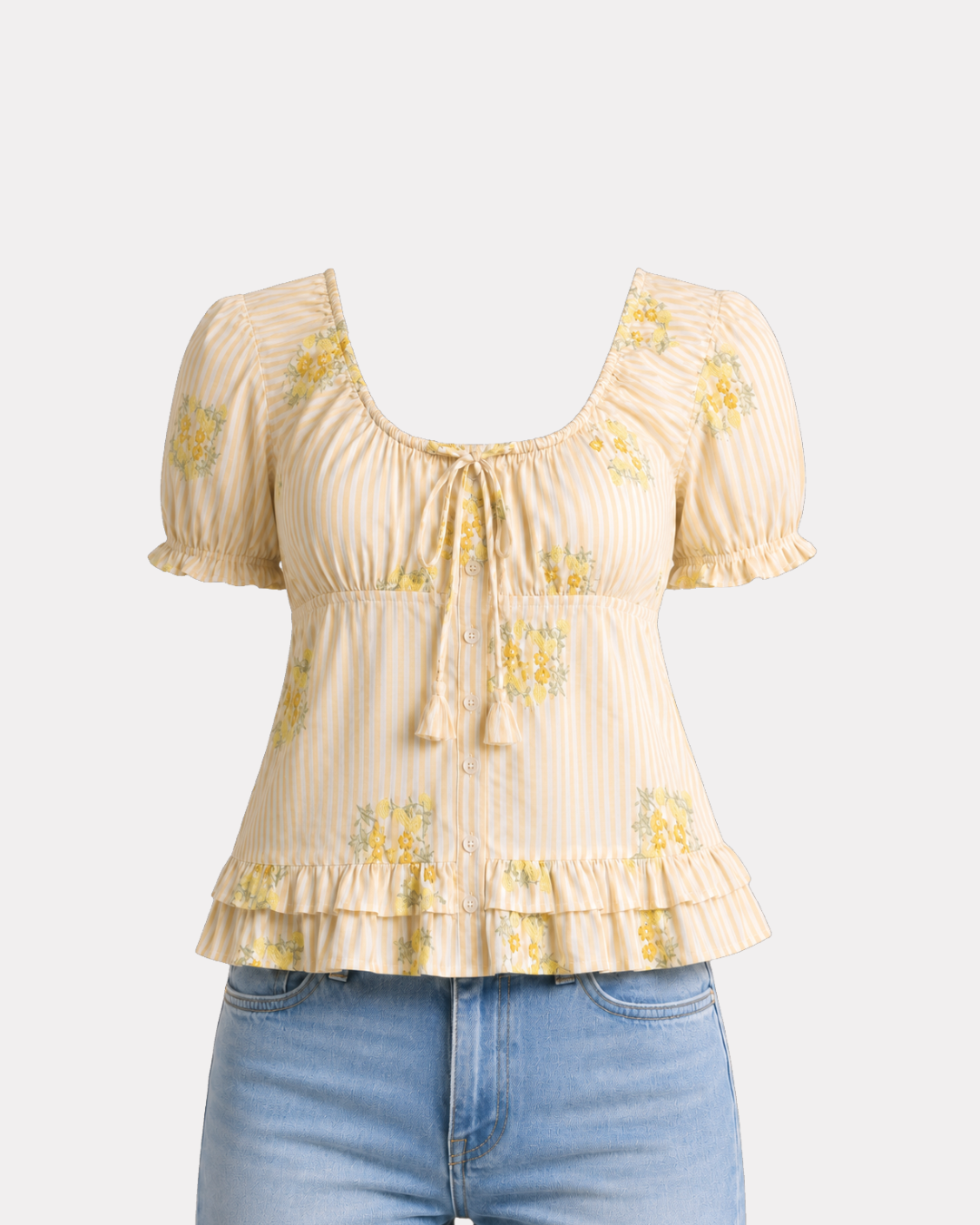 Cotton Embroidered Shirt